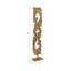 Sagebrook Home 28" Hobart Small Gold Statuary-947267300-947267303
