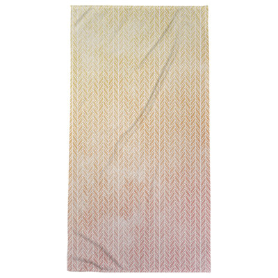Serviette de bain à chevrons