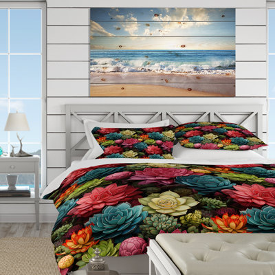 Ensemble de housse de couette Modern Succulents