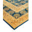 Tapis traditionnel en laine noué à la main bleu 6 pi 2 po x 8 pi 8 po Hayner