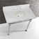 Monarch Ceramic Rectangular Console Bathroom Sink with Overflow