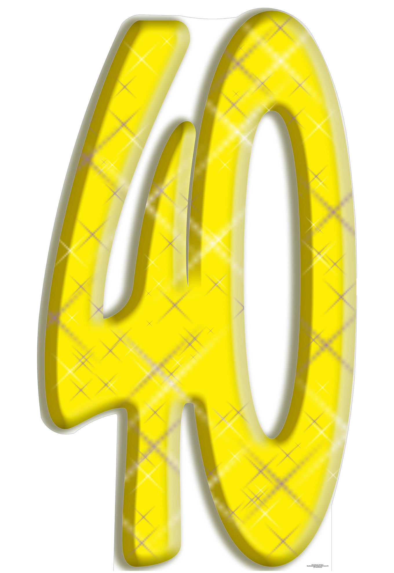 Star Cutouts Number 40 Cardboard Standup Wayfair Canada