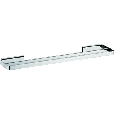 Echo Wall-Mounted 24" Double Towel Bar - Chrome, Premium Brass Construction, Installation Hardware Included