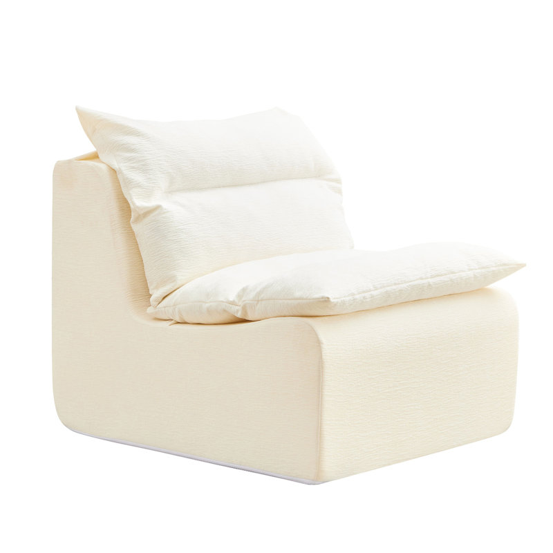 Fauteuil à billes d'appoint blanc - Créez un endroit confortable dans le salon, la chambre à coucher et le bureau, Blanc