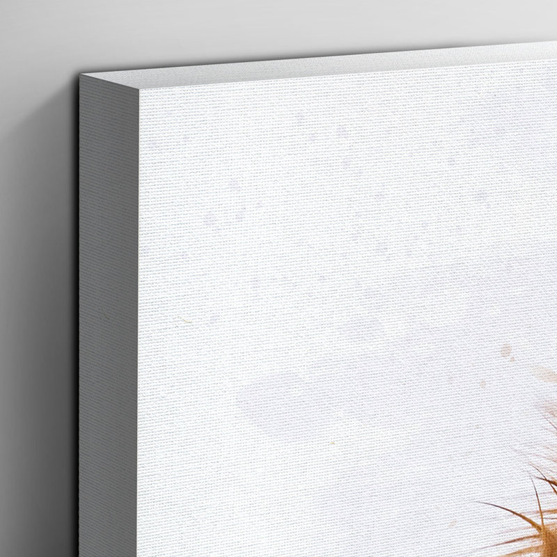 A Red Fox - Wall Art, 35cm H x 50cm W, Wrapped Canvas