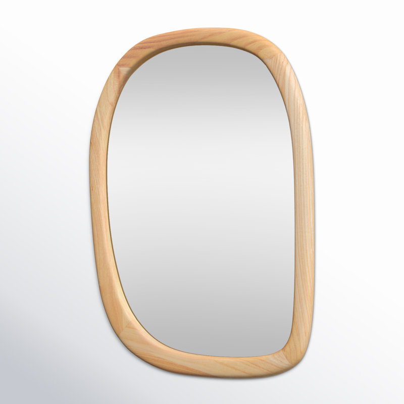 Bentely Irregular Wall Mirror, Natural