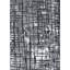 Windsom Abstract Area Rug in Sliver/Charcoal-62525691