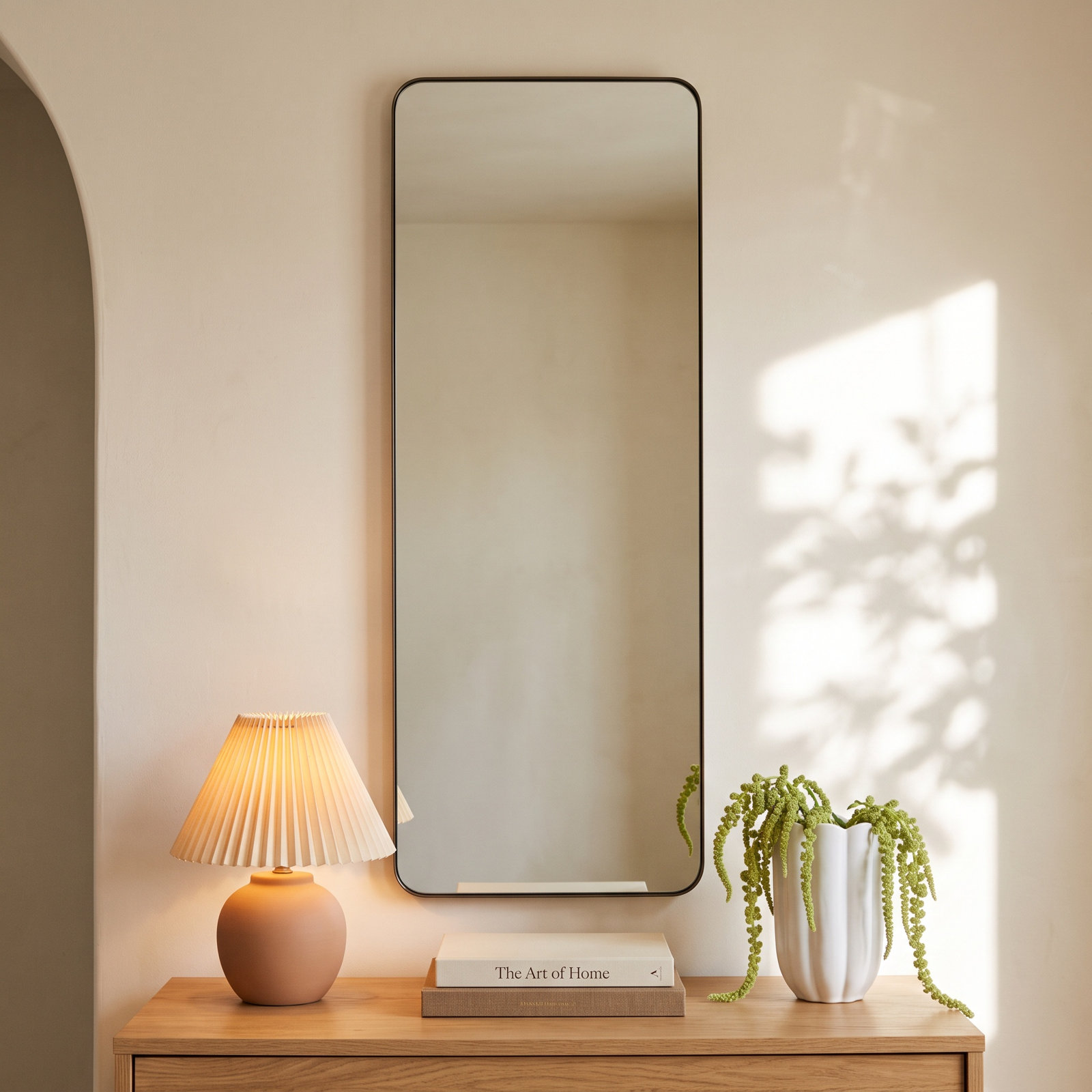 Eaton Metal Rectangle Floor Mirror