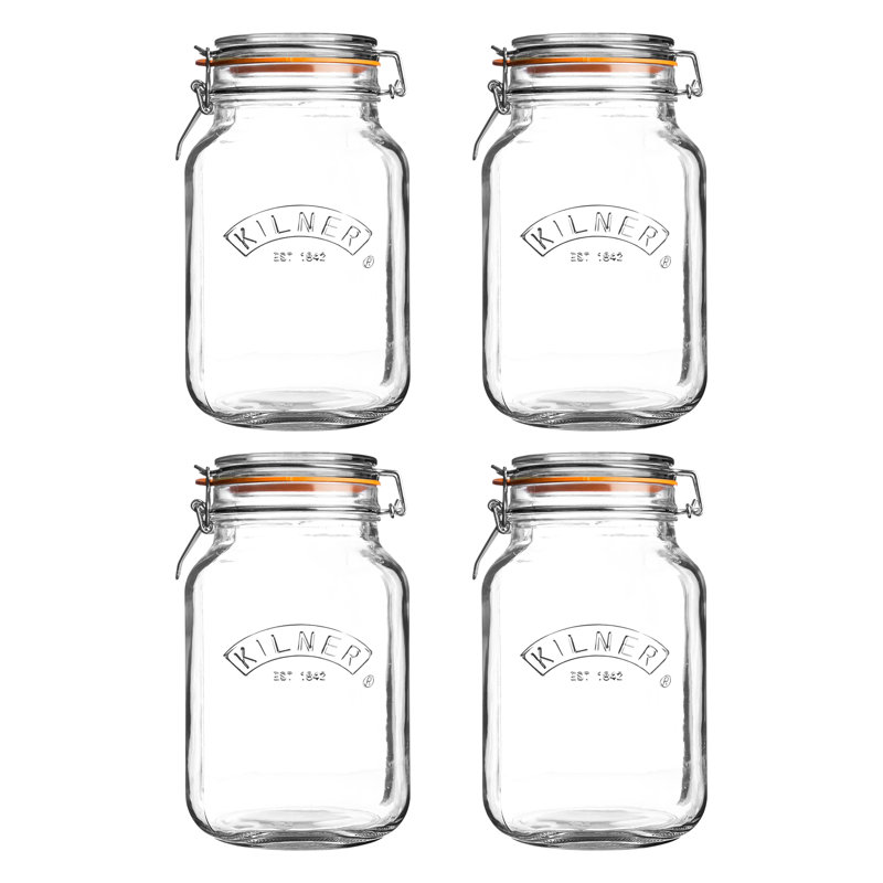 Glass Canning Jar - Set of 4