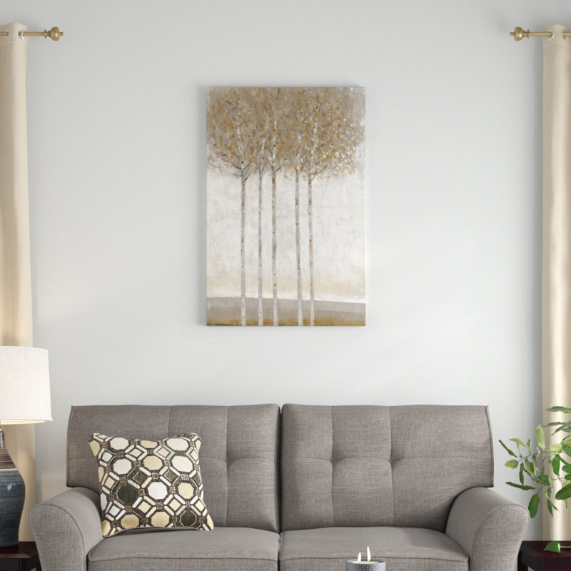 «Early FaII II», peinture sur toile, H 36 po x l 24 po