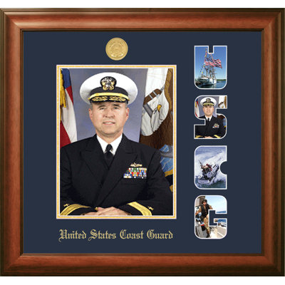 Cadre photo en portrait coast guard