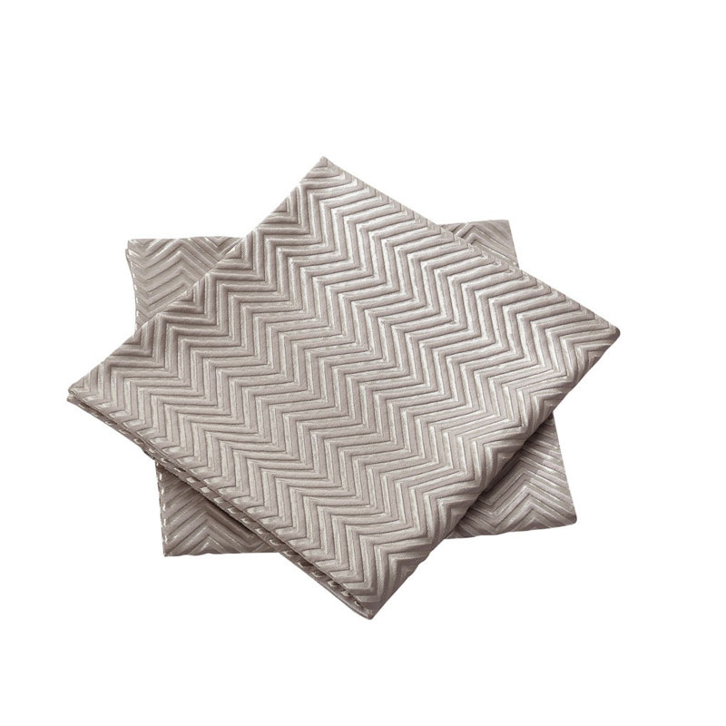 Chevron Rectangular Lumbar Pillow Cover, Khaki