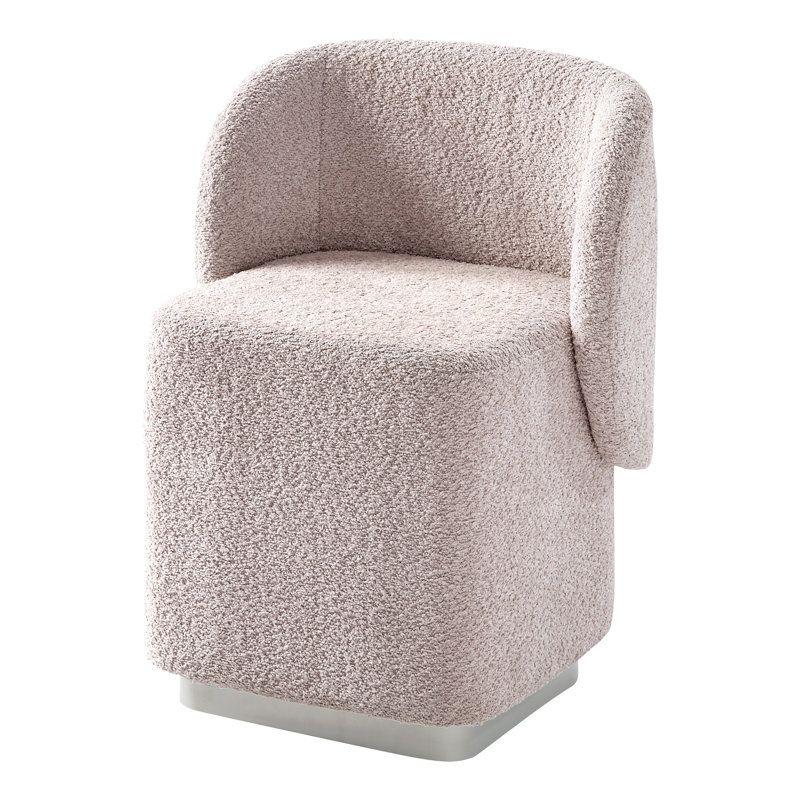 Bronstein Vanity Chair, Dusty Rose Boucle