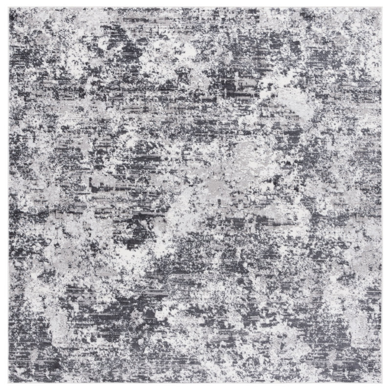 Emigsville Performance Performance Abstract Rug, Square 6'7"