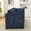 Canapé modulaire à 4 places avec 2 repose-pieds en chenille Comfy Cloud