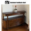 Console demi-cercle en bois massif brun noisette-718113910
