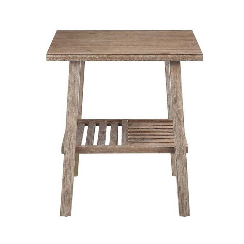 Kahri Solid Wood End Table