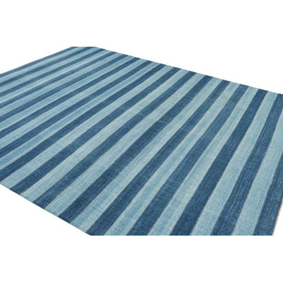 Kilim & Flat Weave Cotton Geometric Area Rug