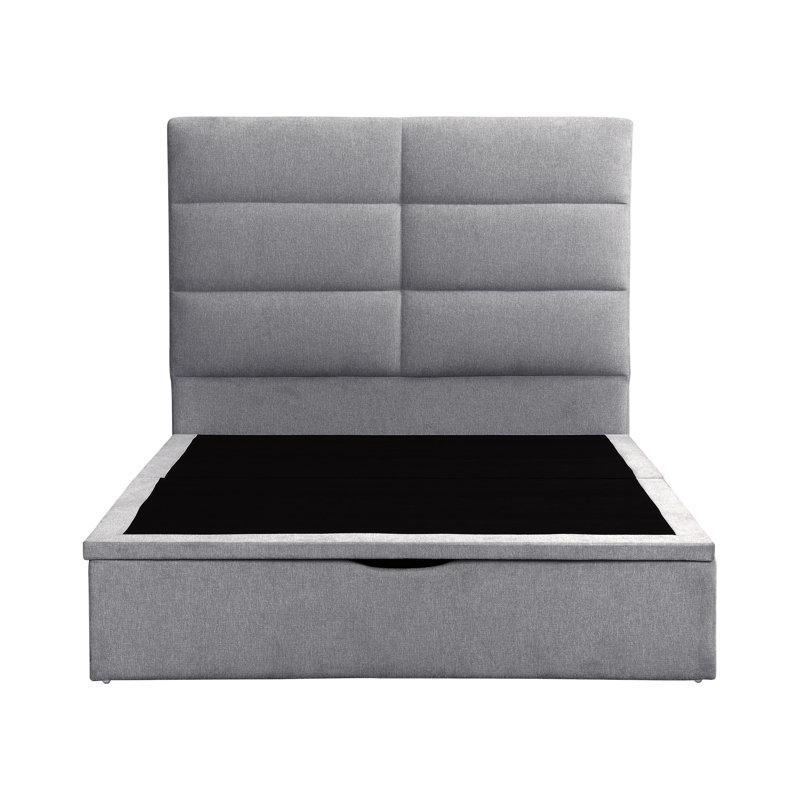 Bisrat Bed, Double (4'6), Grey