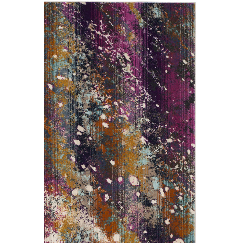 Abstract Indoor Rug, Rectangle 3'3" x 5'