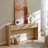 63'' Farmhouse Console Table, Entryway Table, Narrow Console Sofa Table With 3 Top Drawers-2078457809
