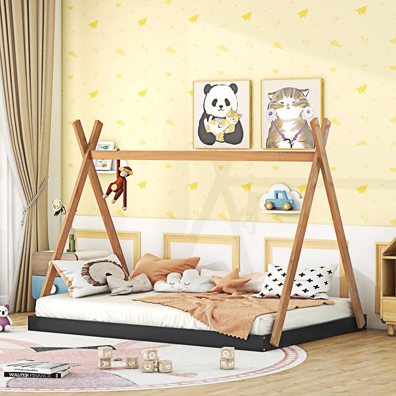 Tent Floor Bed With Triangle Structure