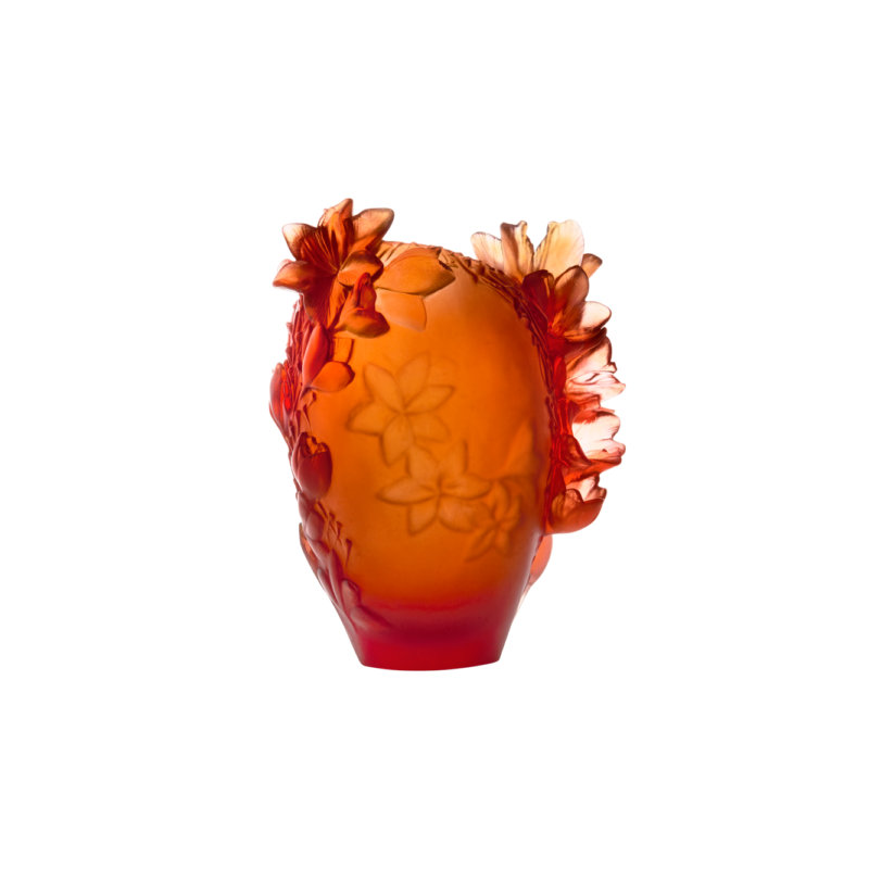 Saffron Handmade Crystal Table Vase