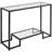 Aileny 42'' Glass Top Console Table-938744215