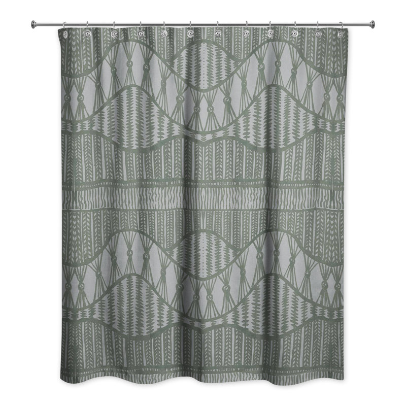 Rideau de douche simple en polyester, Noir anthracite