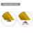 47.24" Rectangular Tempered Glass Dining Table With Gold Metal Legs-884011537