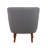 Jeovoni Fabric Accent Chair with Rubberwood Legs-742224962