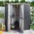 vidaXL Garden Shed Anthracite 71.1"x38.2"x82.5" Galvanized Steel-113007972