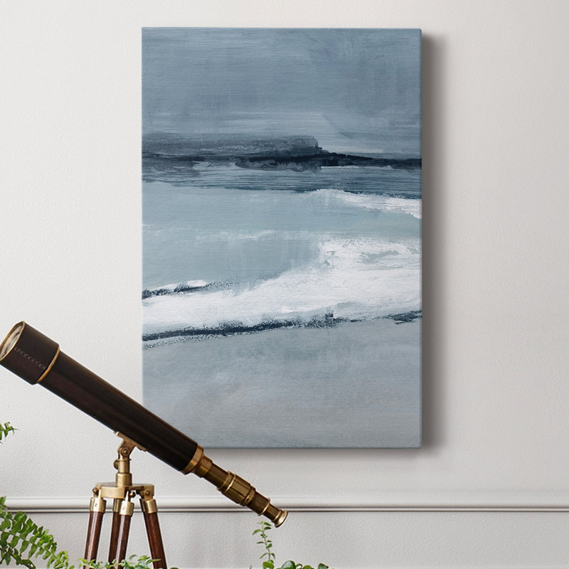 Sea Lines I - impression sur toile tendue, H 27 po x l 18 po x P 1 po