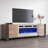 Rickeisha TV Stand for TVs up to 85" with Electric Fireplace Included-1990958068
