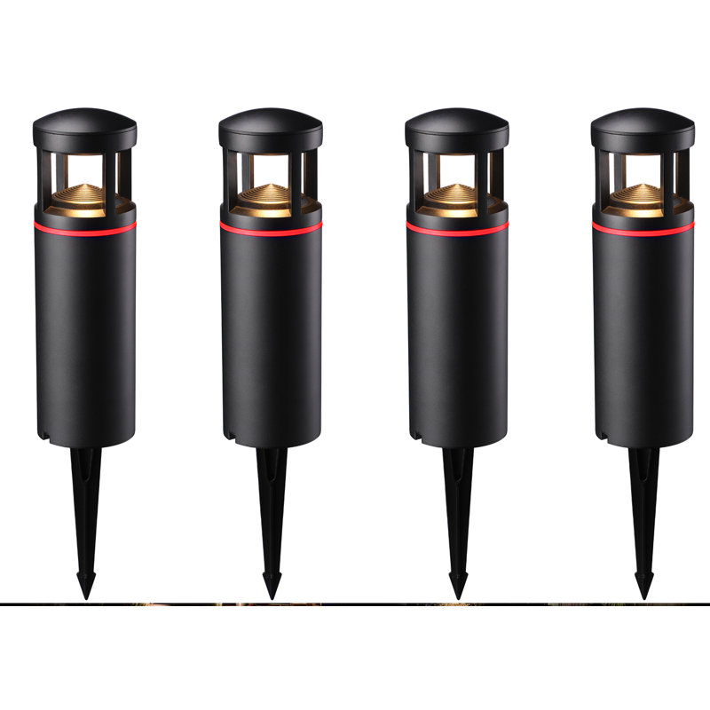 Led Landscape Path Lights, Aluminum Housing, 12v-24v Low Voltage