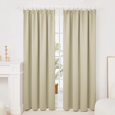 Kinnen Blackout French Door Curtain Pair