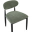 Chaise d'appoint de salle à manger rembourrée en cuir Westerfeld Eligah Vegan-161058634-161058638