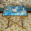 Delfern Cotton Accent Stool