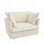 Ensemble de salon modulaire Shetucket de 49 po avec 2 coussins moelleux Latitude Run-449309112