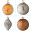 20-Piece Christmas Tree Ornament Set, Yuletide Glam Collection