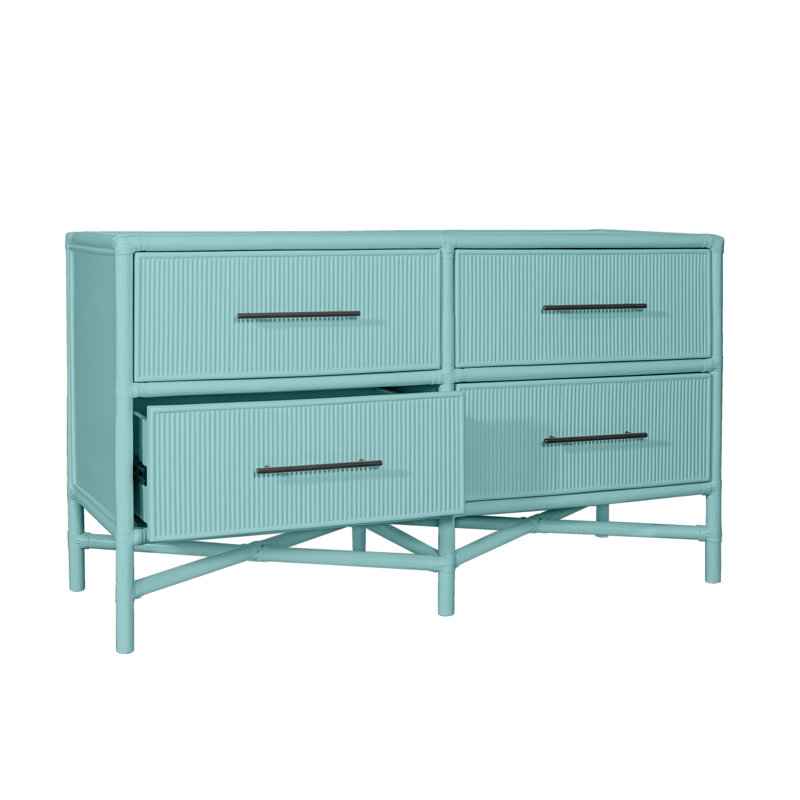 Juno 4 - Drawer Dresser, Turquoise