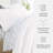 8-Piece Bedding Bundle - Solid Duvet Cover, Comforter Insert, and Patterned Sheet Set-99311843-99311851