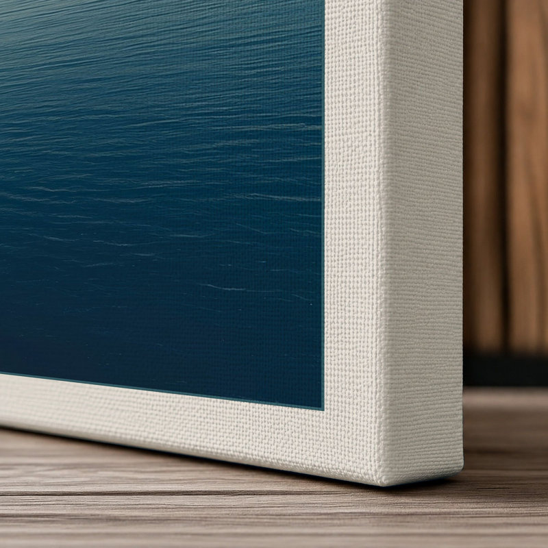 Islands at Daybreak Coastal - Wrapped Canvas, 24x16 - 61.0 x 40.6 cm, Cream Border