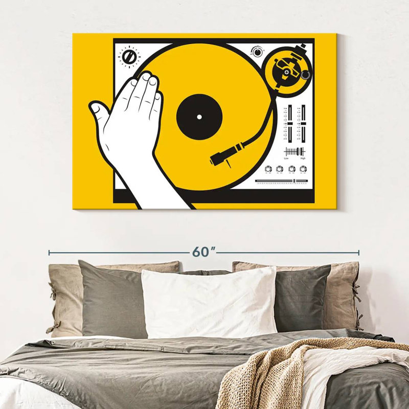 Abarca DJ Vinyl Scratch, 34" H x 51" W