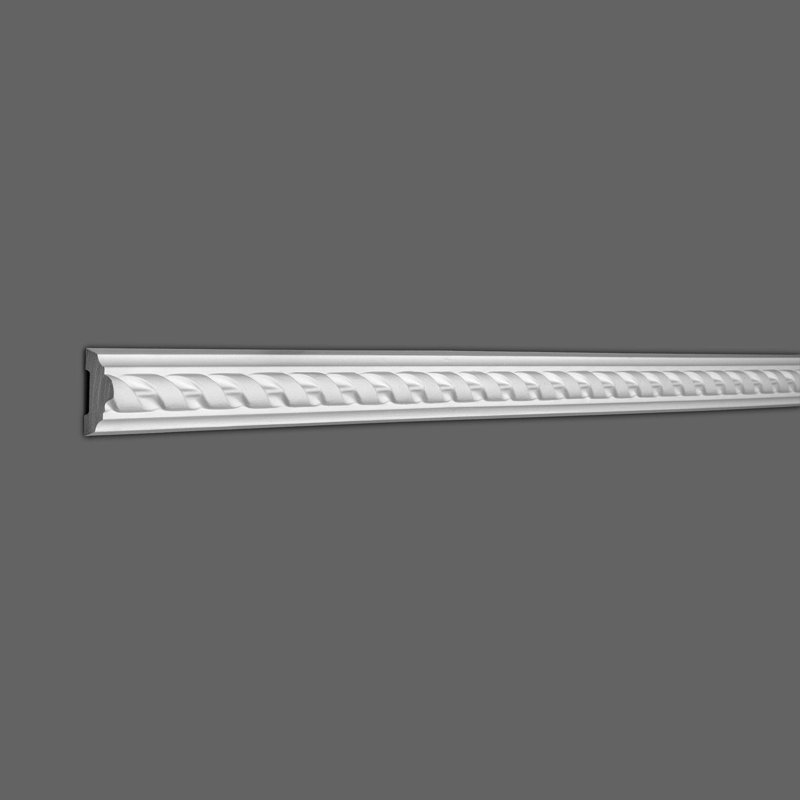 Moulure de panneau de polyuréthane à ruban français 1-5 / 8 po x 3/4 po x 94-1 / 2 po Pro Pack 55 LF, 6 Pack