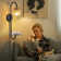 Alyza Rattan Plug-in Armed Sconce with Tray Table and Bulb Included