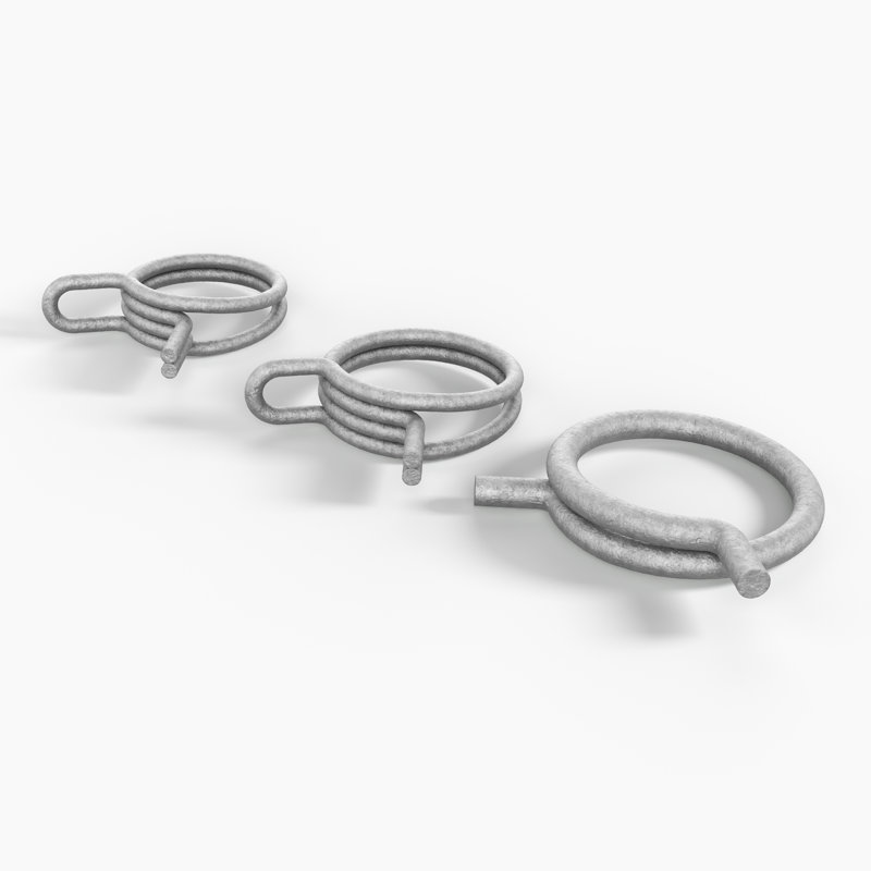 KRAUS Dishwasher Connector Kit for Garbage Disposal with Adjustable Hose Connections and 3 Spring Clamps