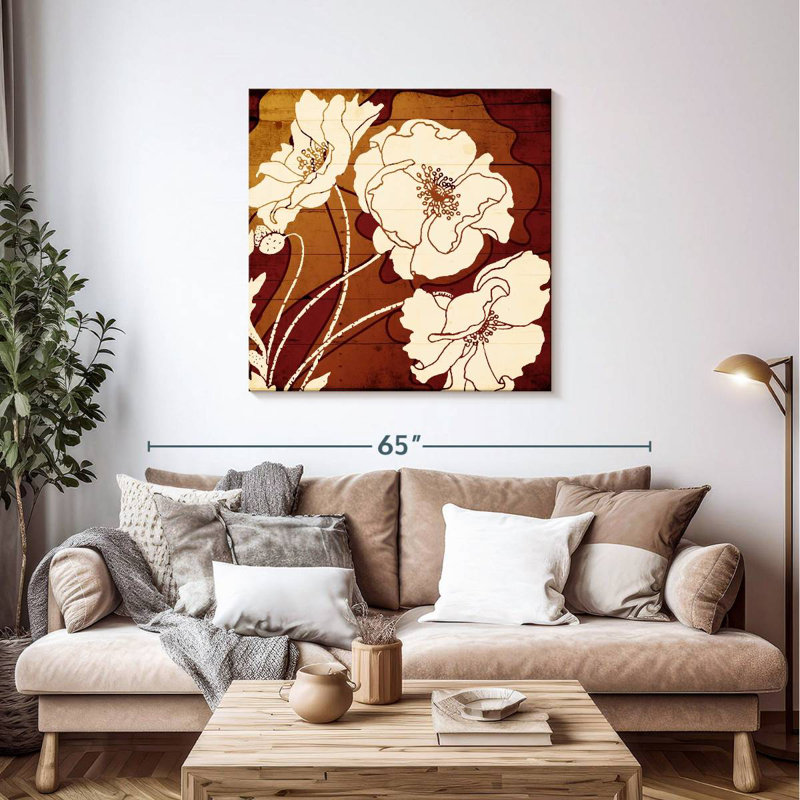 Harnek, fleur d'automne, H 39 po x l 39 po