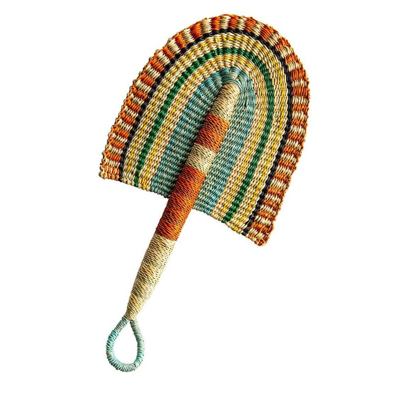 Hand-Woven Ghanaian Fan