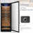 24" 143 Bottle Freestanding Refrigeration Single Zone Wine Refrigerator